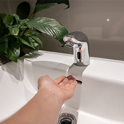 Automatic Sensor Faucets Application in Public Restrooms