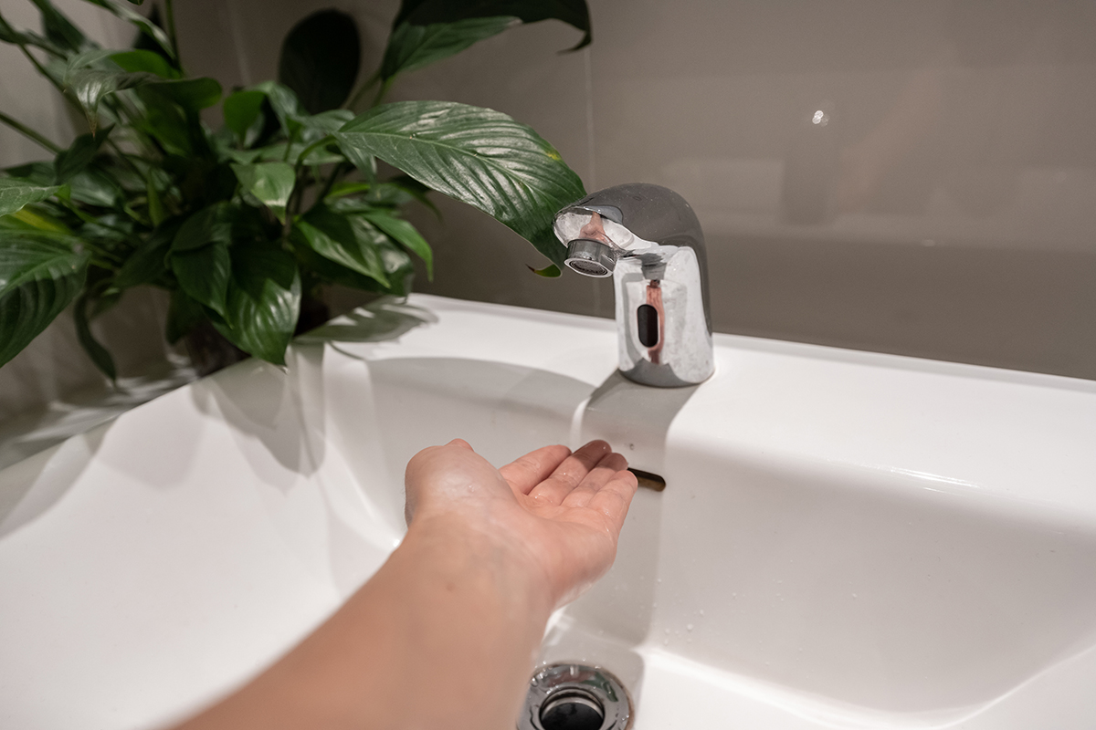 Automatic Sensor Faucets Application in Public Restrooms